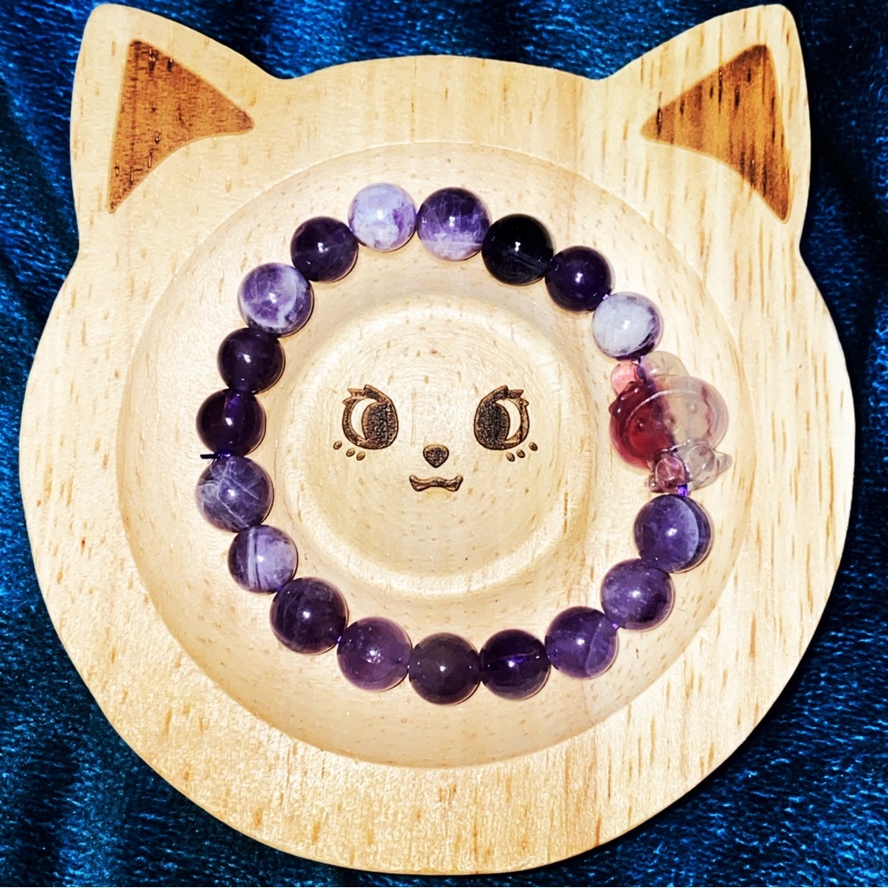 Sanrio My Melody Amethyst Crystal Bracelet